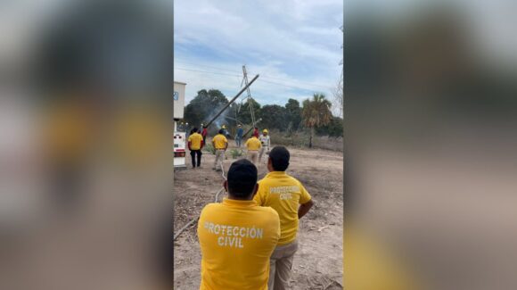 Se registra apagón en Escuinapa, Sinaloa; incendio en torre eléctrica afecta a gran parte del municipio