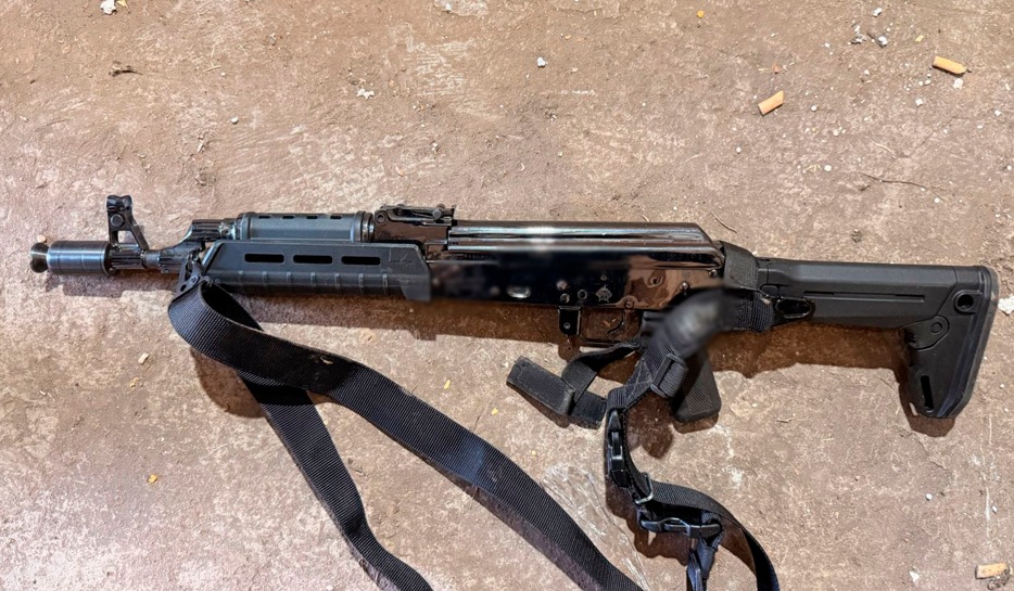 Arma larga asegurada en El Rosario