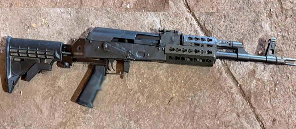 Arma larga asegurada en El Rosario