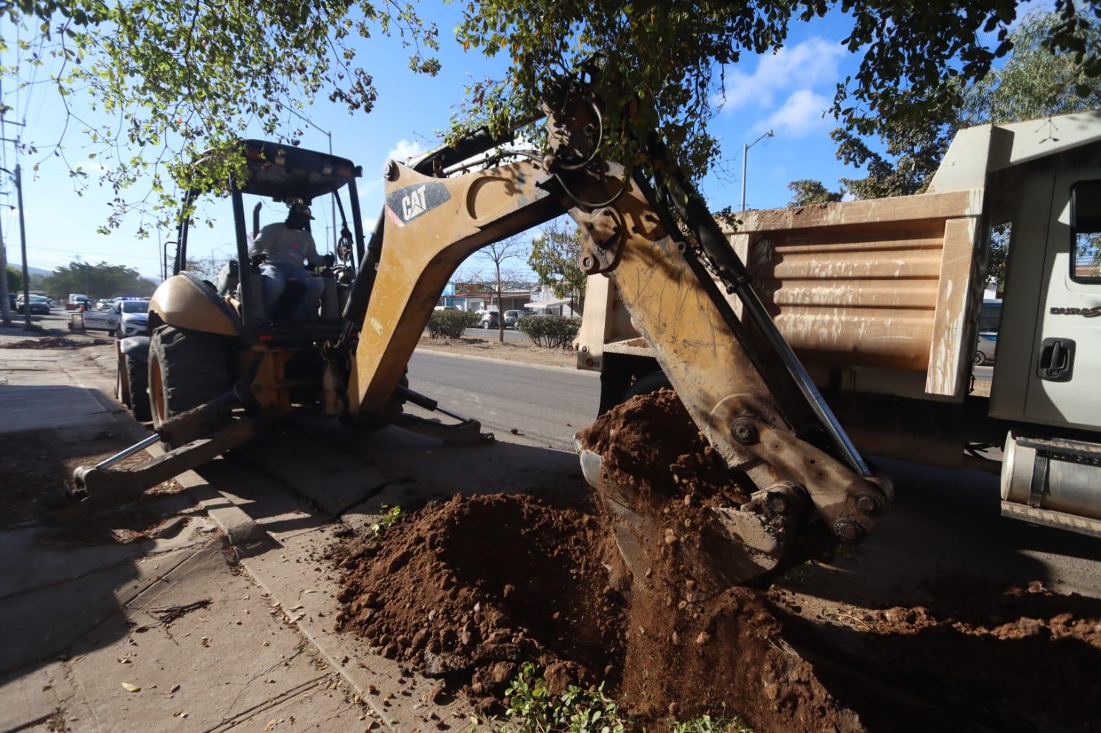 Arranca obra de drenaje en San Joaquín, en Mazatlán