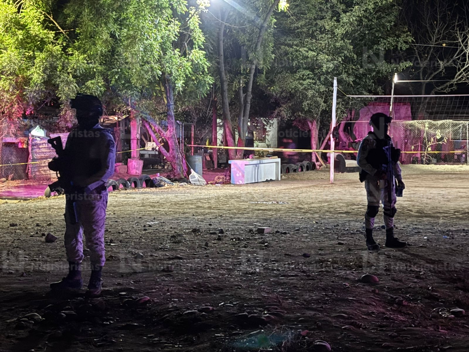 Ataque armado en cancha de voleibol de Los Mezcales, Culiacán, deja un fallecido