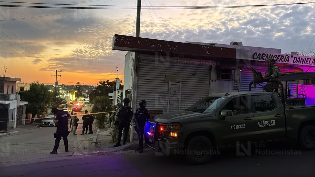 Atacan a balazos a una persona en la Col. República Mexicana de Culiacán, Sin.