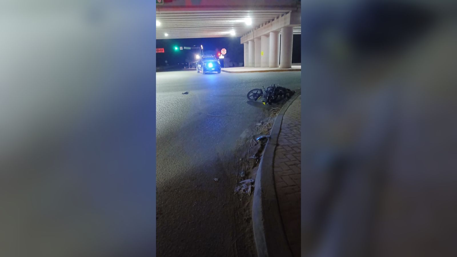 ¡Lo embisten y huyen! Vehículo fantasma deja a motociclista lesionado en Ruiz Cortines, Guasave, Sinaloa