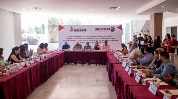 Autorizan 95 mdp en un primer paquete de obras del Ramo 33 para el 2026 en Guasave, Sinaloa