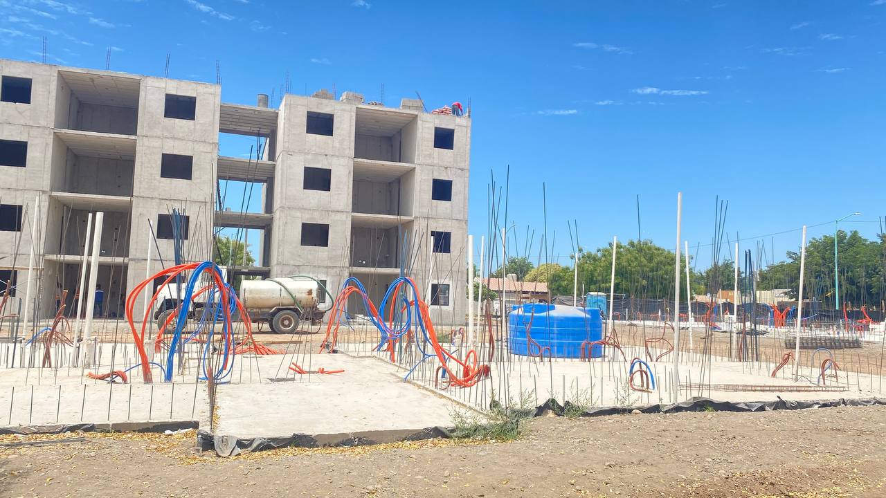 Avanza construcción de Viviendas del Bienestar en Guasave