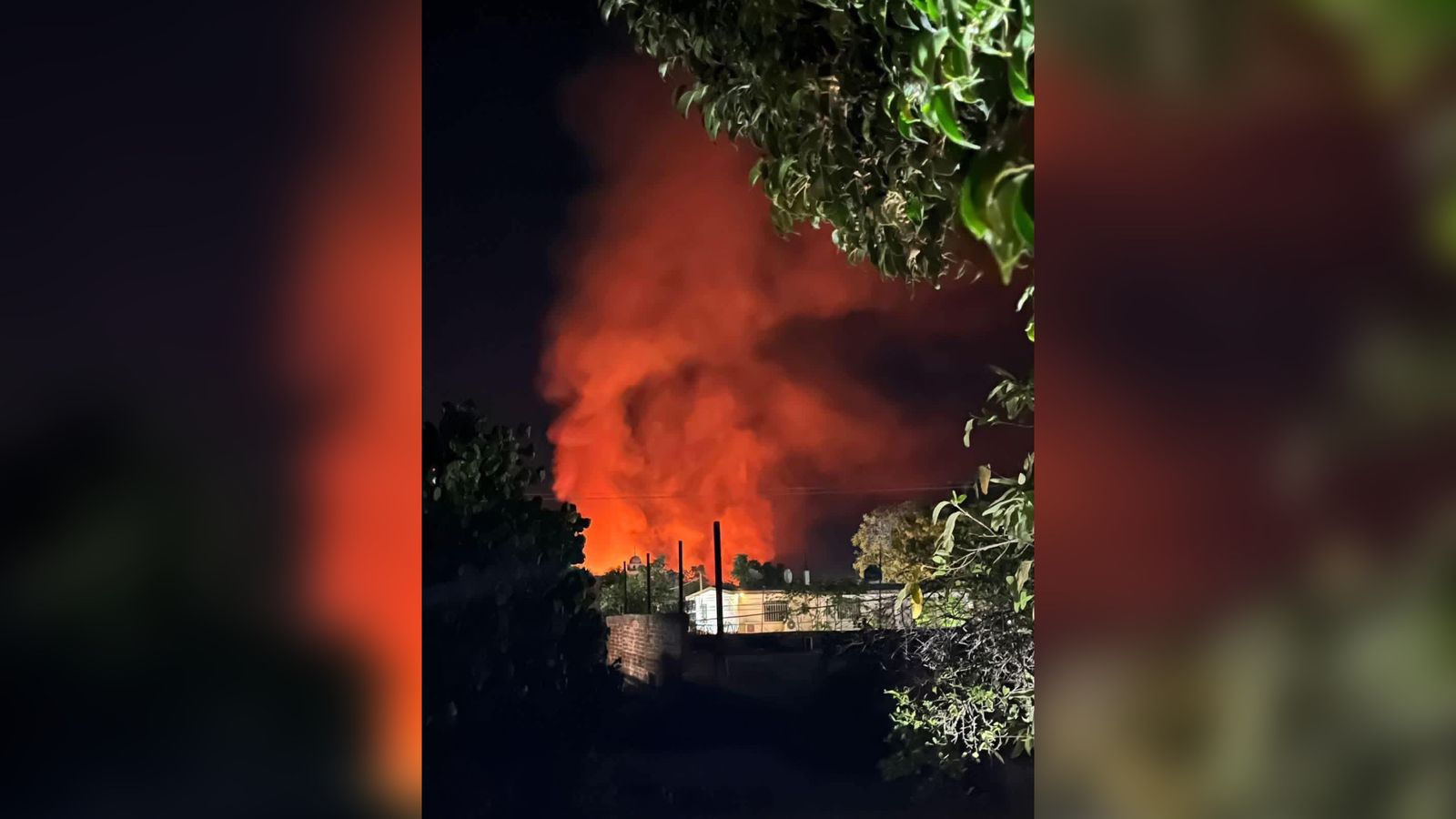 Incendio forestal en Mochicahui moviliza a los cuerpos de auxilio del municipio de El Fuerte, Sinaloa