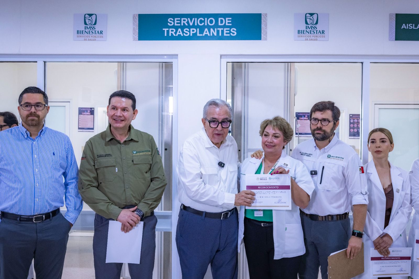 Se enlaza Rocha a la ‘Mañanera’ de Sheinbaum para inaugurar la Unidad de Trasplantes del Hospital General de Culiacán, Sinaloa