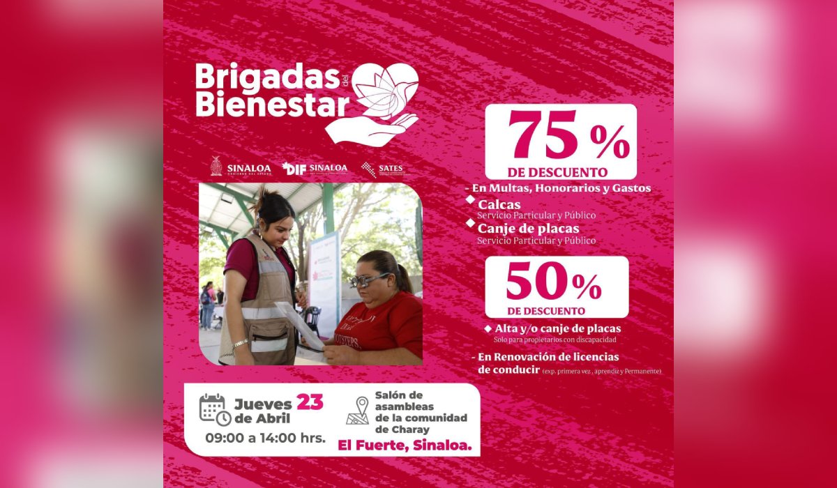 Brigadas del Bienestar en El Fuerte