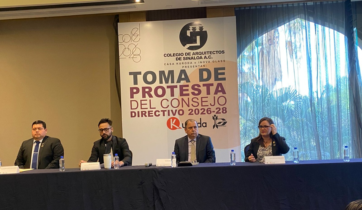 Cambia directiva el Colegio de Arquitectos de Sinaloa AC
