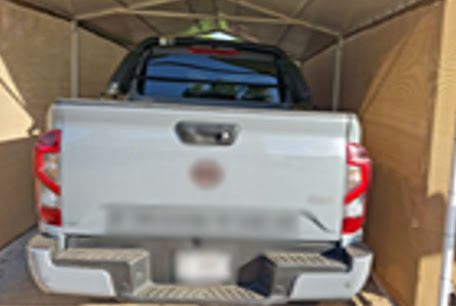 Vehículo asegurado en Culiacán