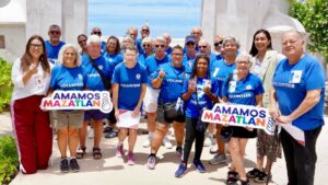 capacita gobierno de mazatlan sinaloa a voluntarios de blue shirt equipo