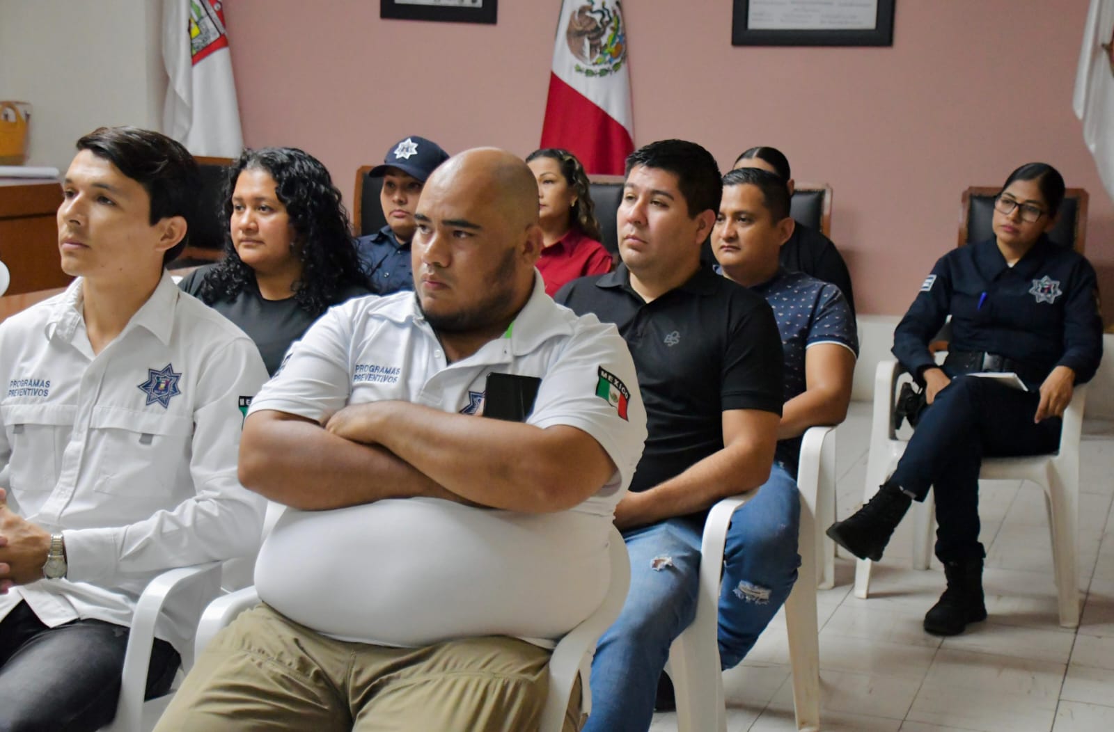 Capacitación policial en atención a la violencia familiar en Salvador Alvarado