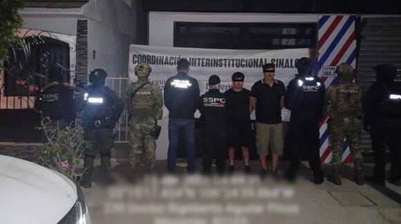 Capturan a dos presuntos integrantes de una célula delictiva tras cateos en Mazatlán, Sinaloa