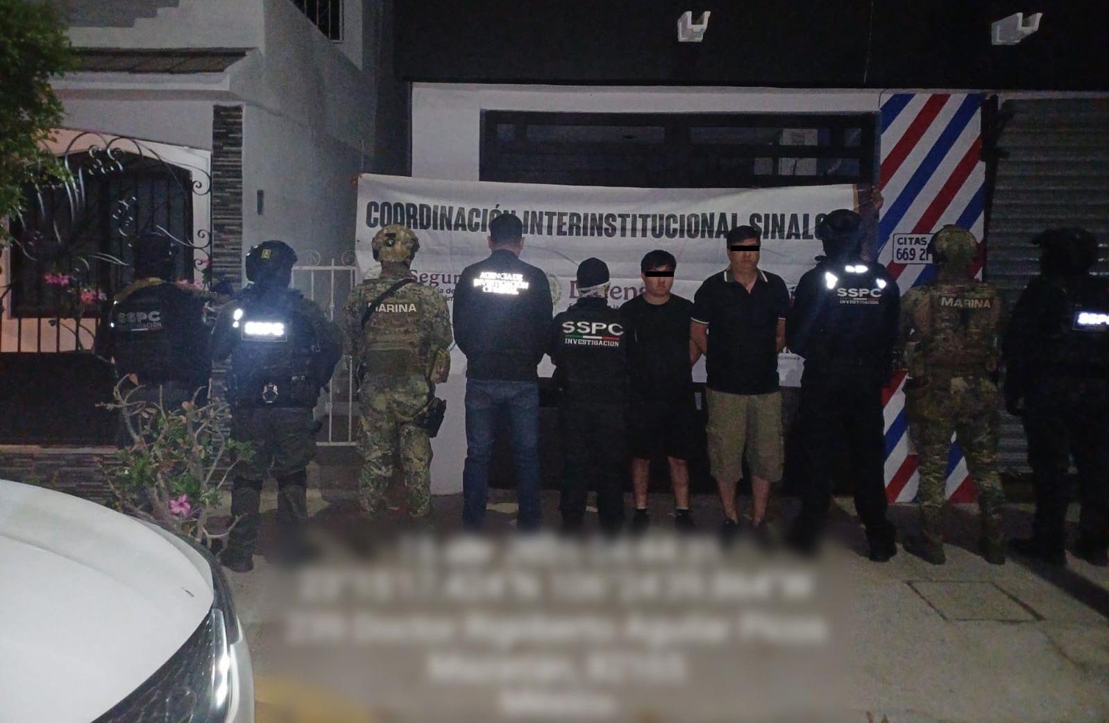 Capturan a dos presuntos integrantes de una célula delictiva en Mazatlán