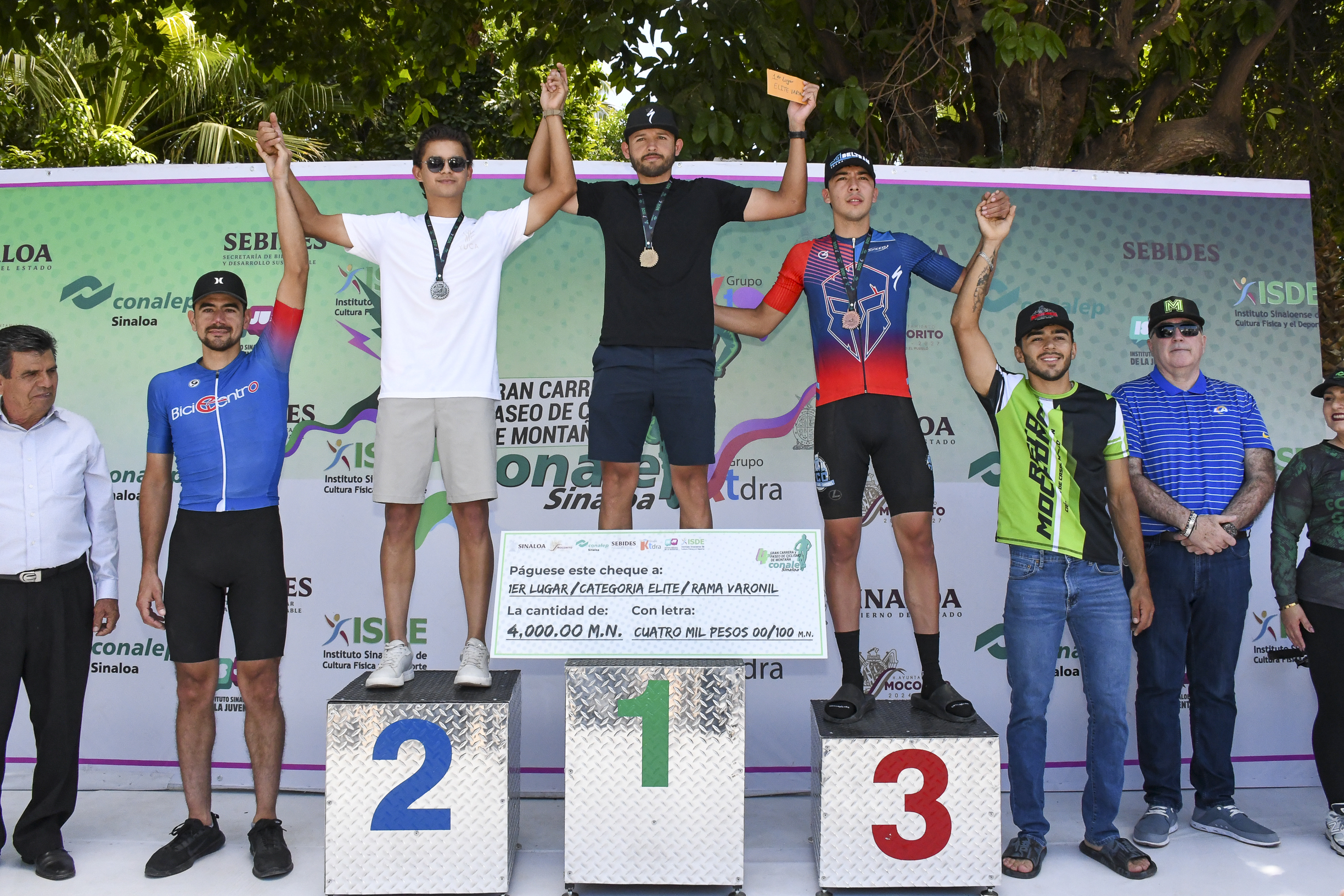 Carrera y paseo de ciclismo 2026 en Mocorito