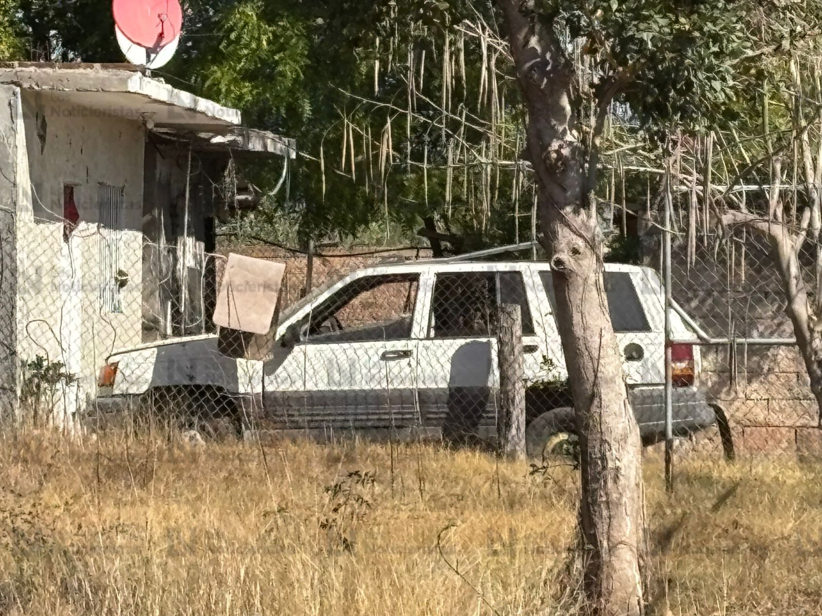 Escena resguardada por militares en la Limita de Itaje en Culiacán