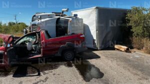 choque con volcadura en bachomobampo dos en ahome percance