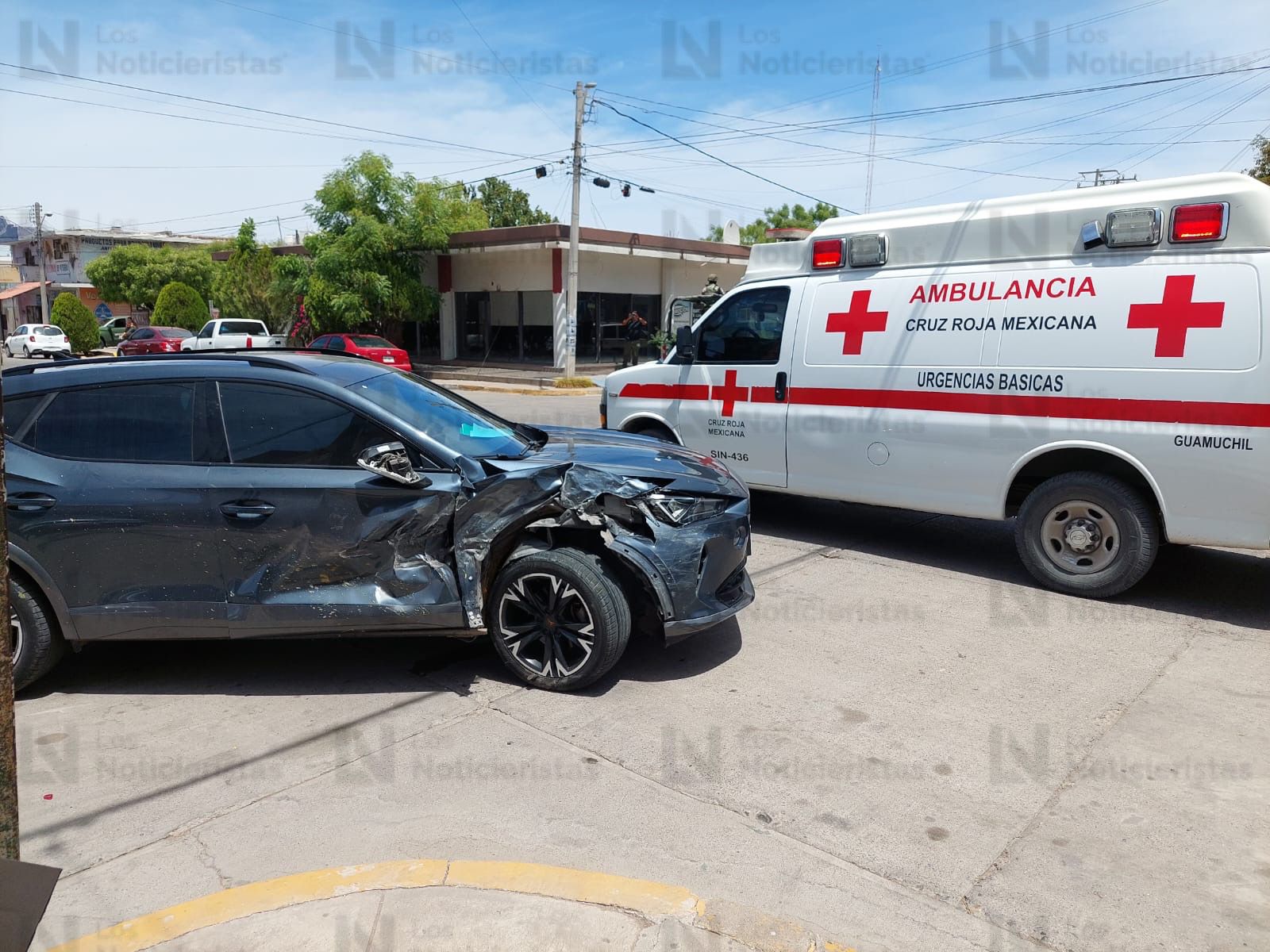 Persecución militar en Guamúchil termina en choque