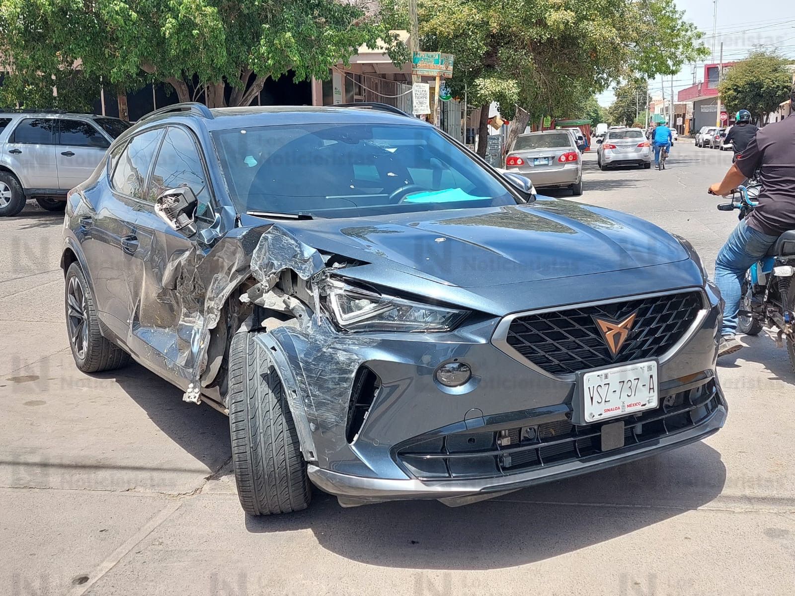 Persecución militar en Guamúchil termina en choque
