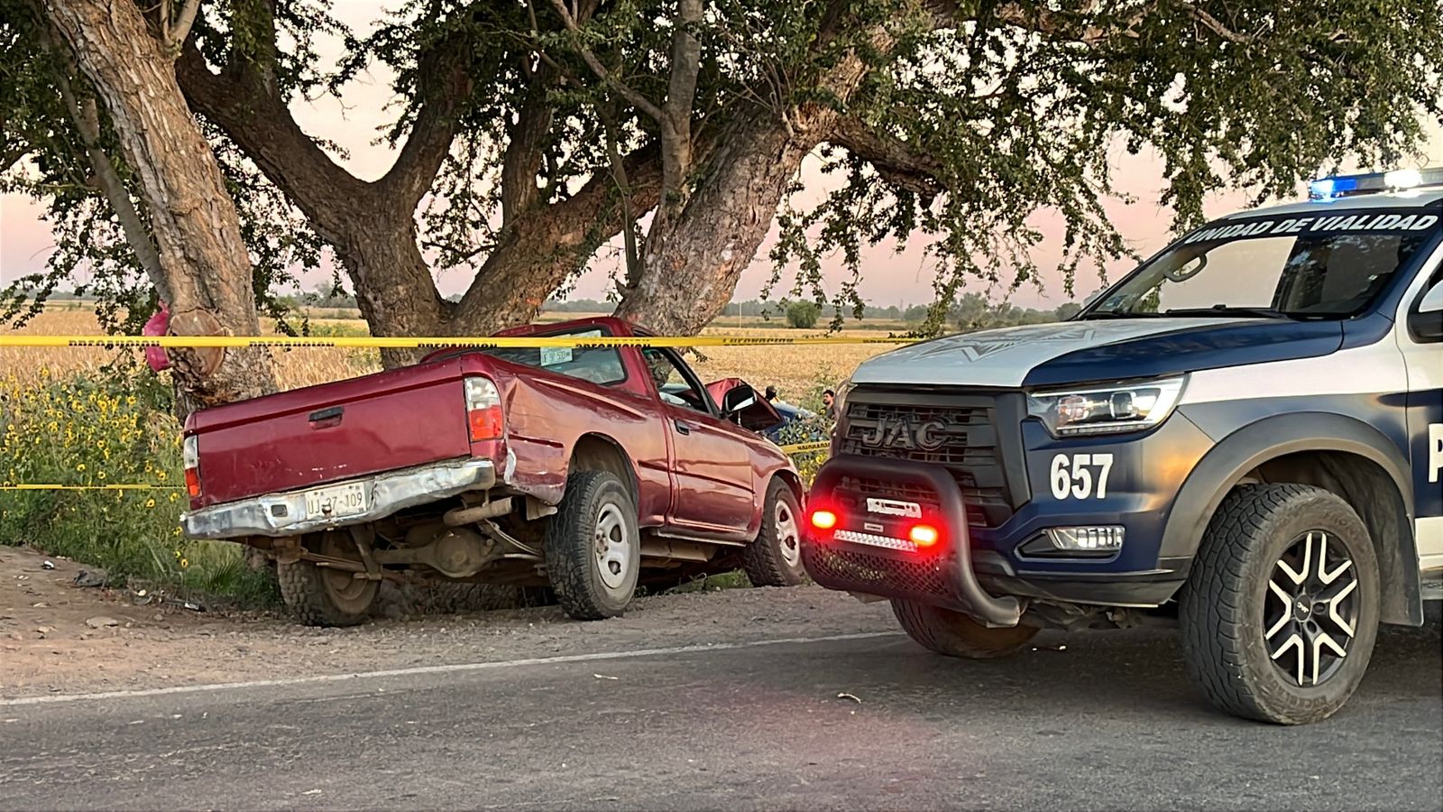 Choque deja a un adulto mayor sin vida en Guasave, Sinaloa