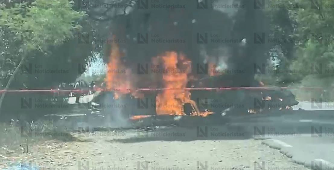Choque frontal en carretera a León Fonseca, Guasave
