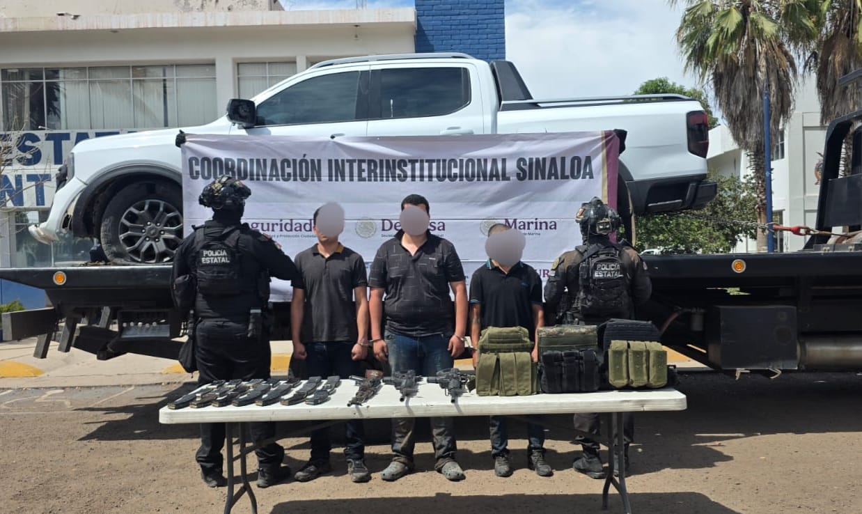 Civiles armados detenidos en Culiacán, Sinaloa
