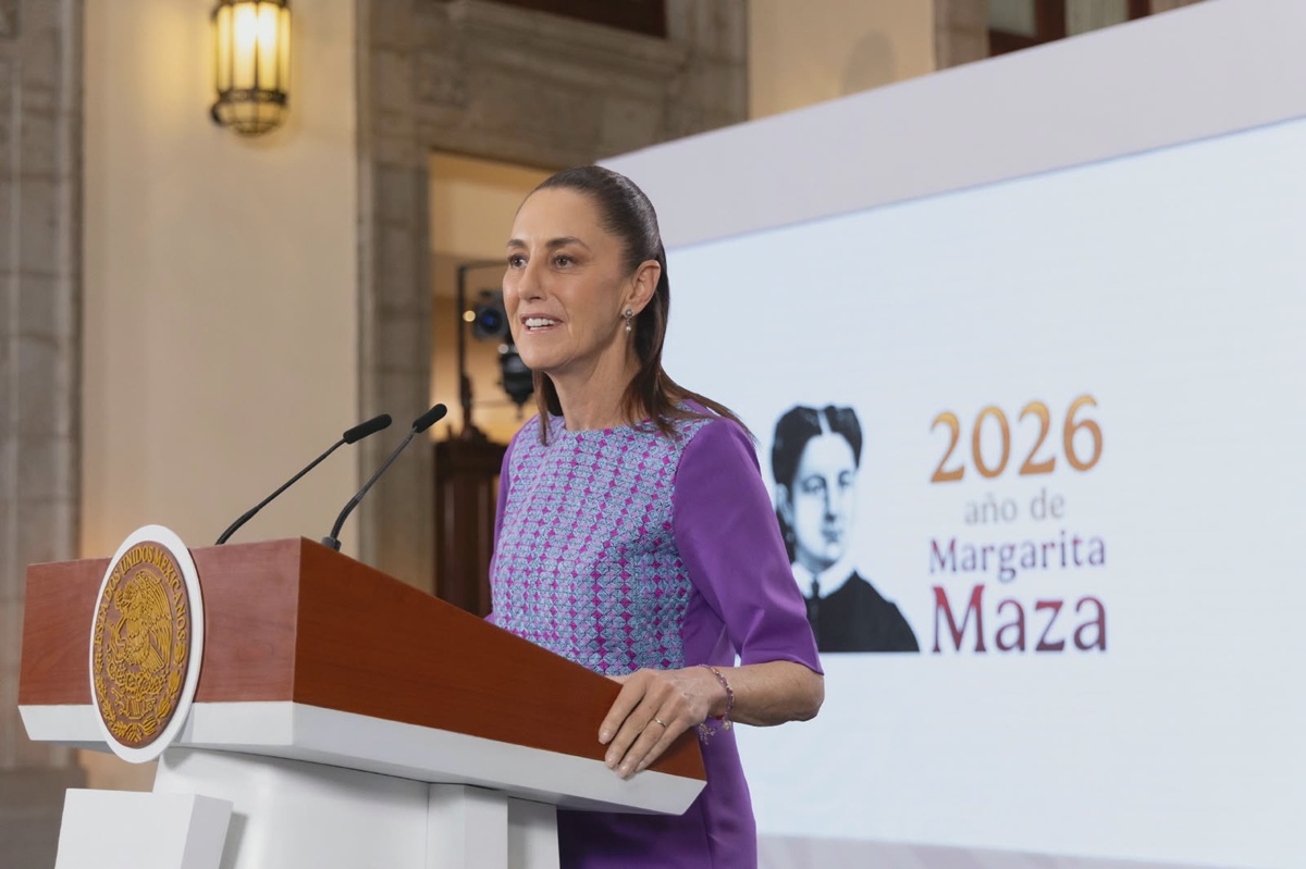 Claudia Sheinbaum en conferencia 'mañanera'