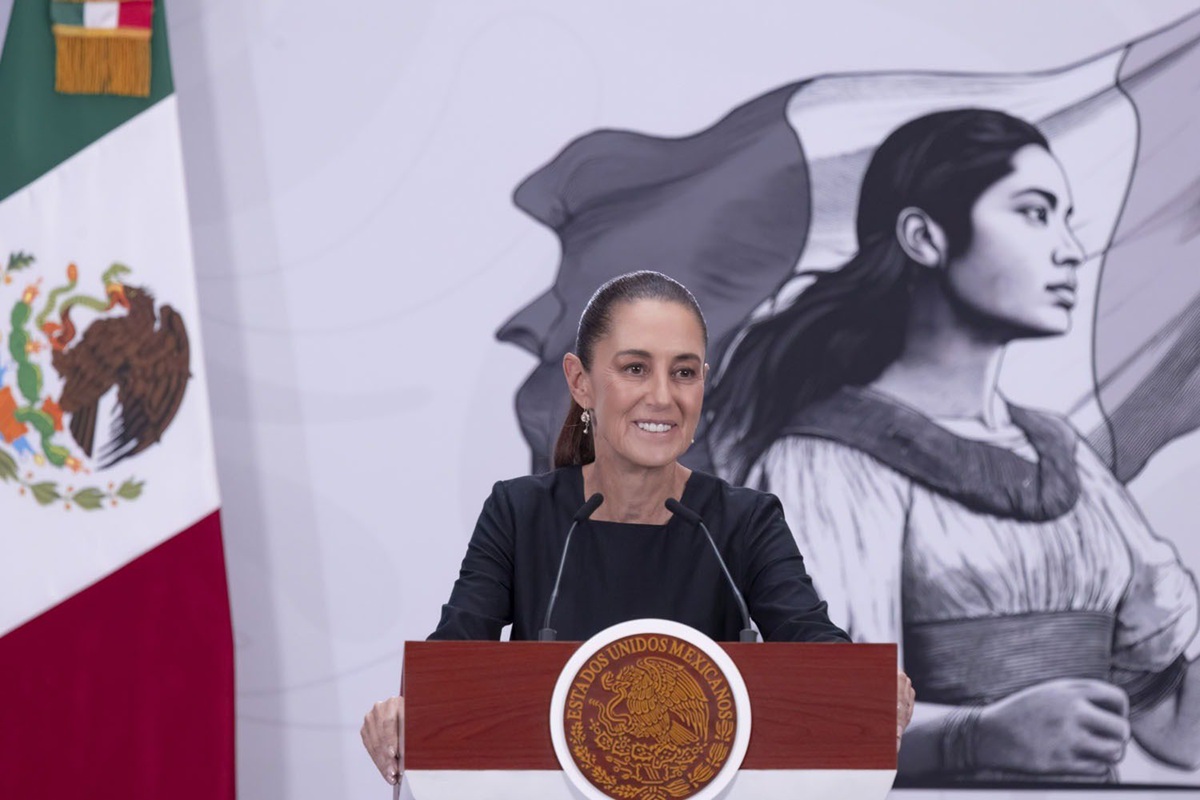 Claudia Sheinbaum en conferencia 'mañanera'