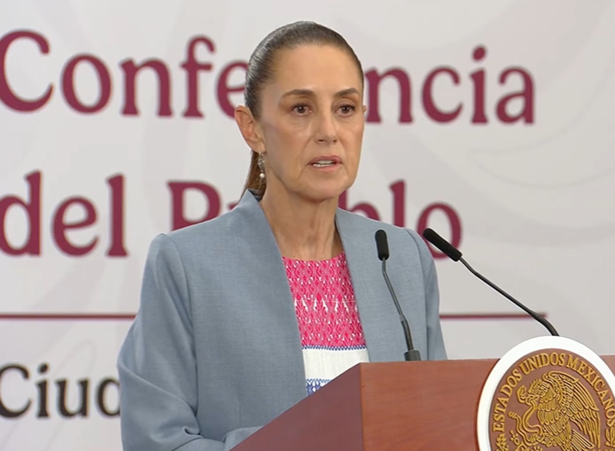 Claudia Sheinbaum en conferencia 'mañanera'