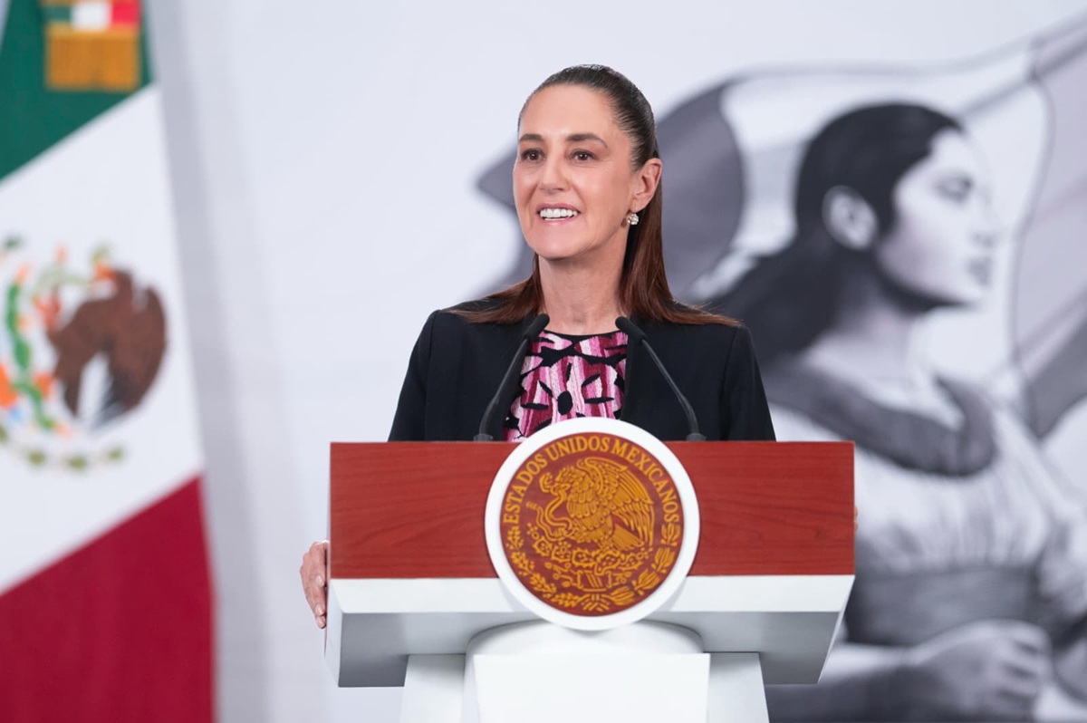Claudia Sheinbaum en conferencia 'mañanera'