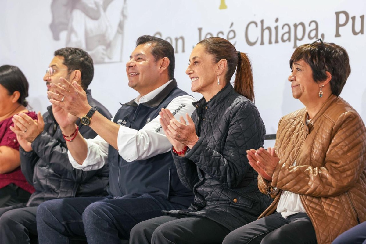 Claudia Sheinbaum en Puebla