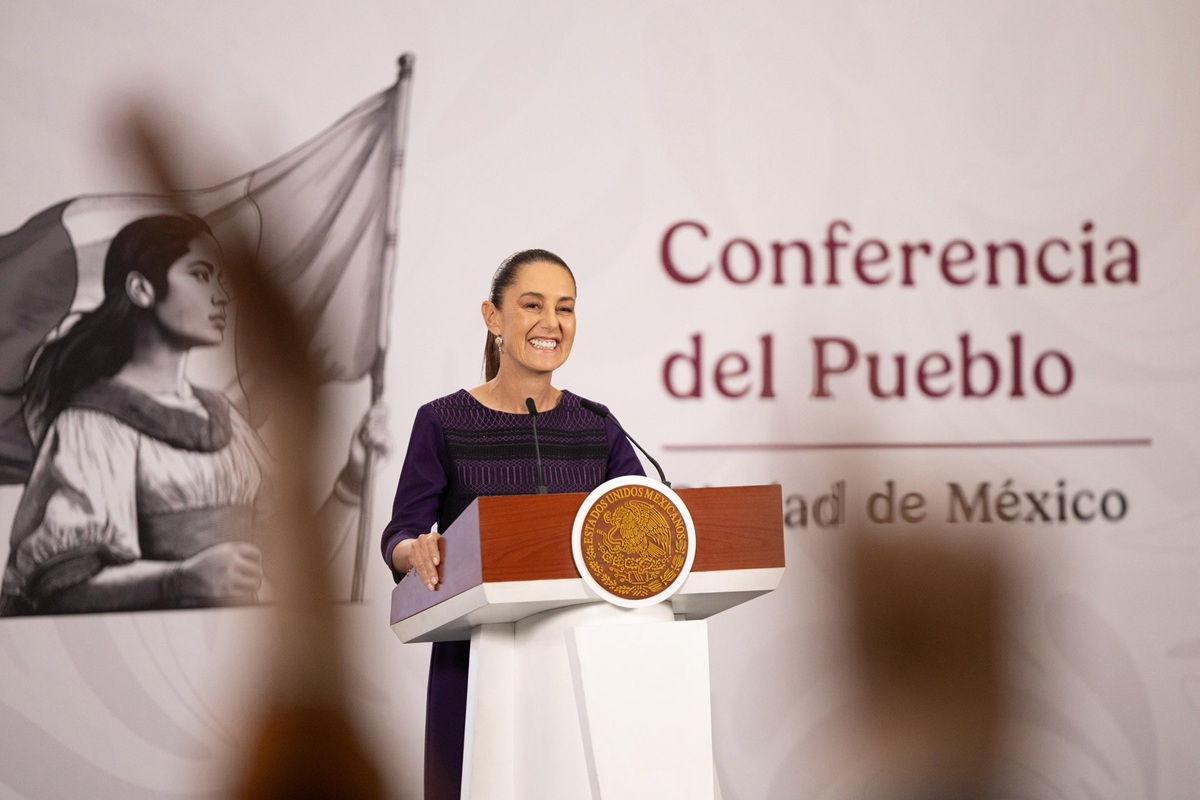 Claudia Sheinbaum en conferencia 'mañanera'