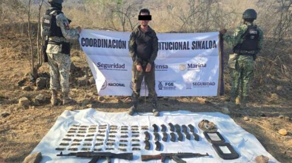 Cae colombiano armado en Rosario, Sinaloa: Ejército logra su detención sin incidentes