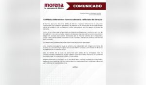 Comunicado del Comité Ejecutivo Nacional de Morena