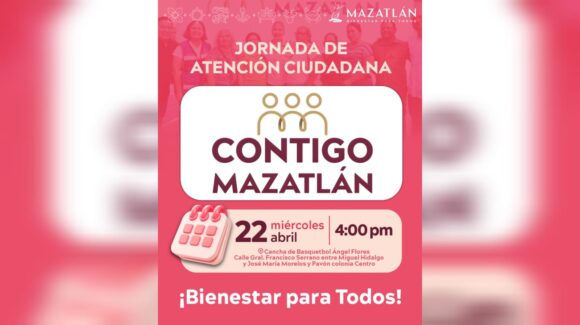 Llevarán programa “Contigo Mazatlán” a la colonia Centro; atenderán gestiones ciudadanas
