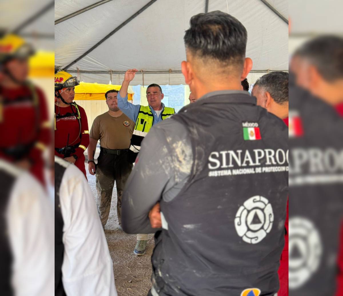continuan sin cesar los trabajos de rescate de tres mineros atrapados en rosario sinaloa