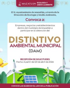Convocatoria al Distintivo Ambiental Municipal de Mazatlán