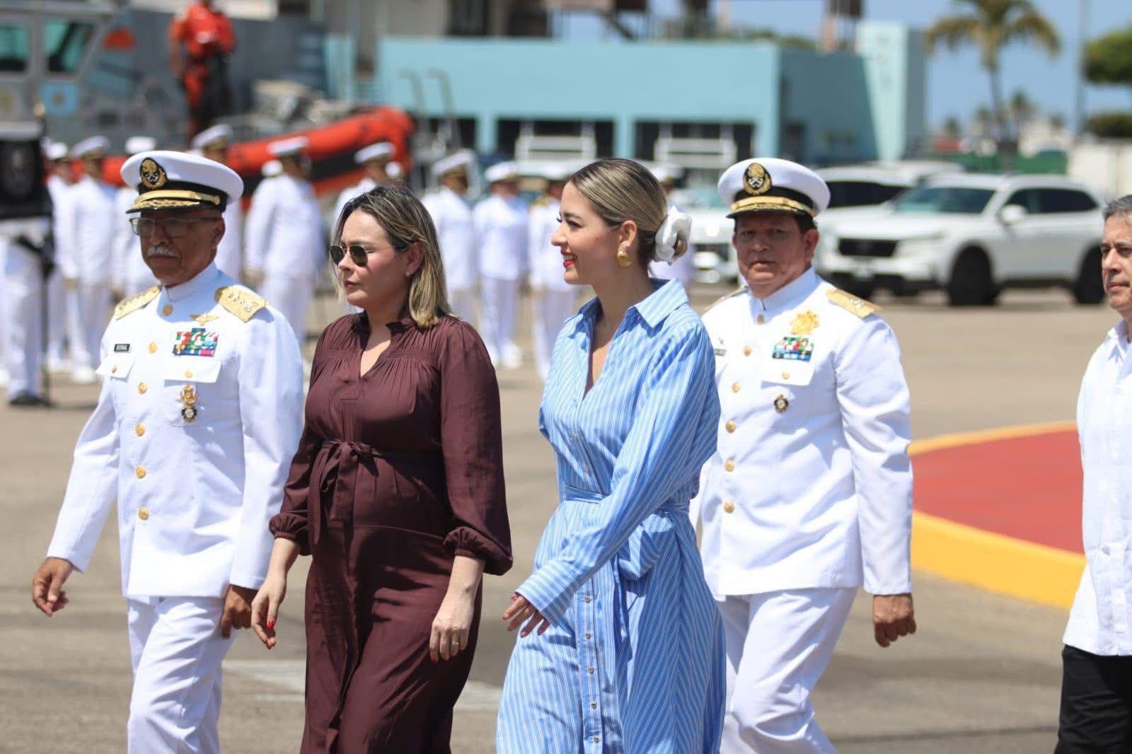 Alcaldesa de Mazatlán y Yeraldine Bonilla Valverde