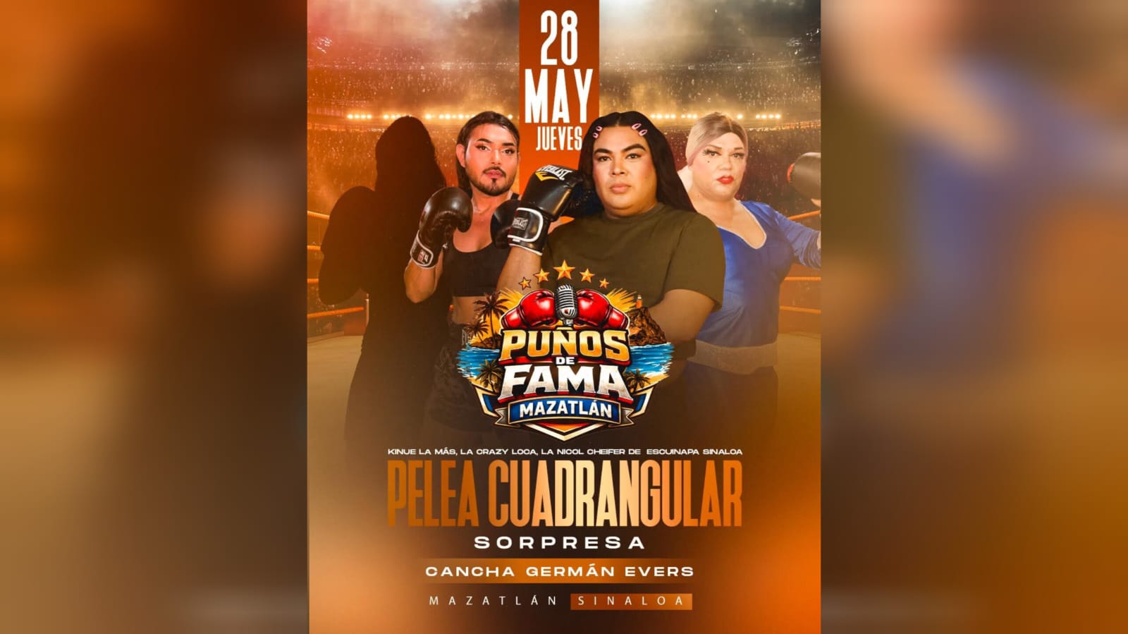 Lanzan "Puños de Fama" en Mazatlán