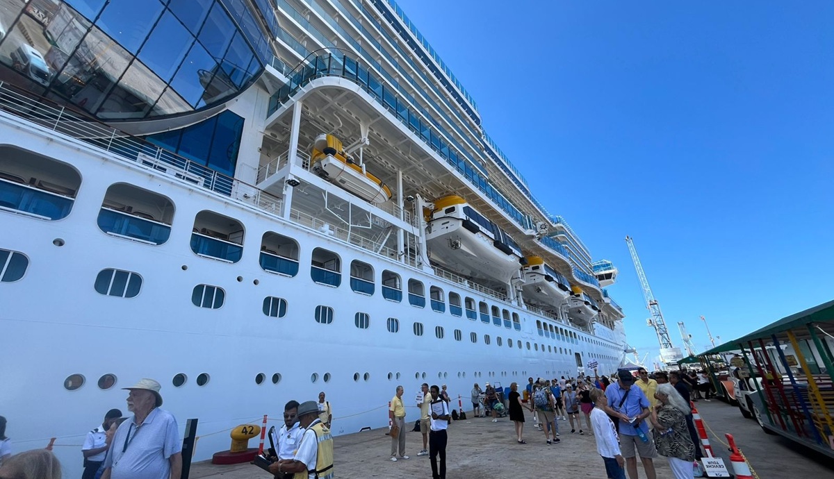 Cruceristas llegan a Mazatlán