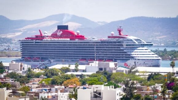 Arriba a Mazatlán, Sinaloa por primera vez el crucero Brilliant Lady con 2 mil 478 pasajeros