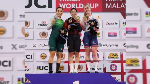 ¡Es de plata! Daniela Gaxiola suma otra medalla en Copa Mundial de Ciclismo en Malasia