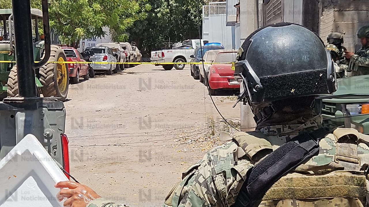 Un muerto y un herido deja ataque armado en un taller de la San Rafael de Culiacán