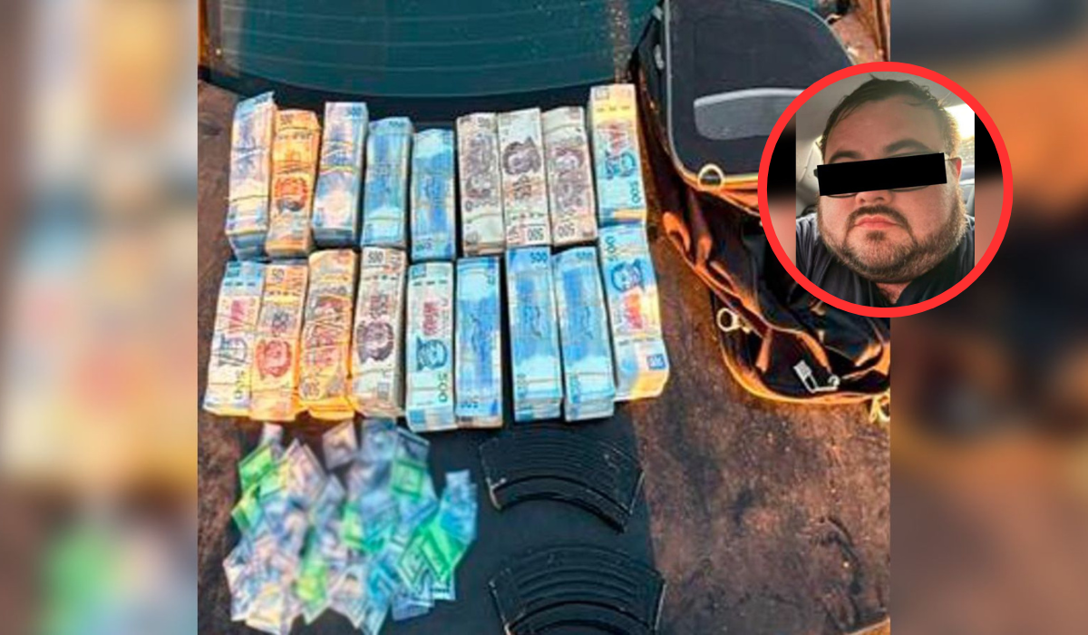 Trasladaba 4.5 millones de pesos y no pudo acreditar su legalidad; detienen a un hombre en Culiacán, Sinaloa