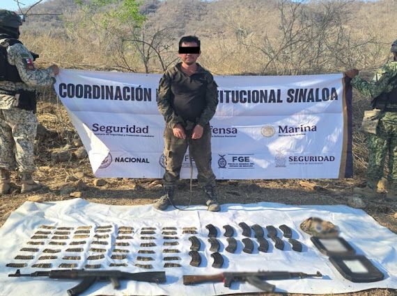 Detenido en Rosario, Sinaloa