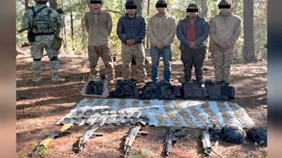 ¡Traían lanzagranadas! Detienen a 5 sujetos tras agredir a militares en Badiraguato, Sinaloa