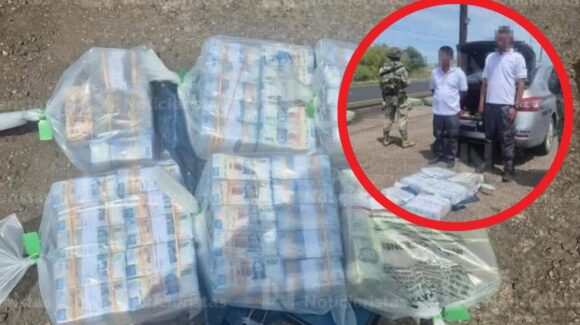 ¡No acreditaron su legalidad! Dos detenidos en El Desengaño, Ahome; les aseguraron 25 mdp