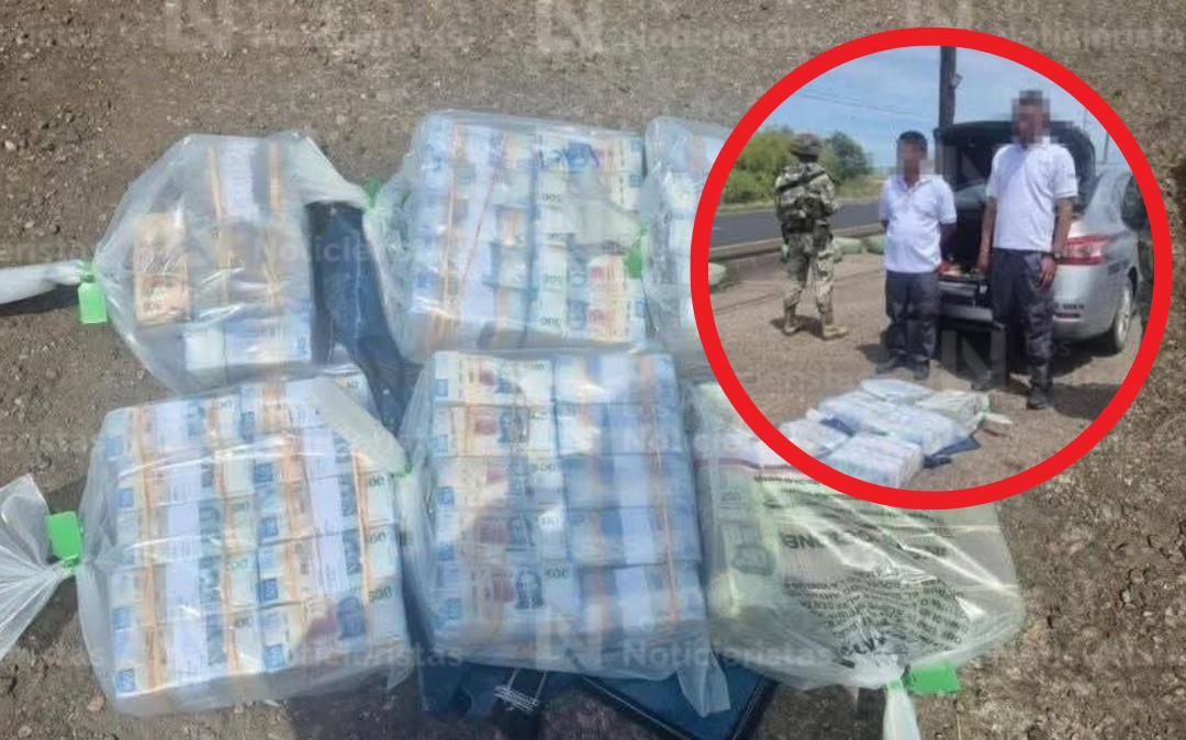 25 mdp asegurados en El Desengaño, Ahome