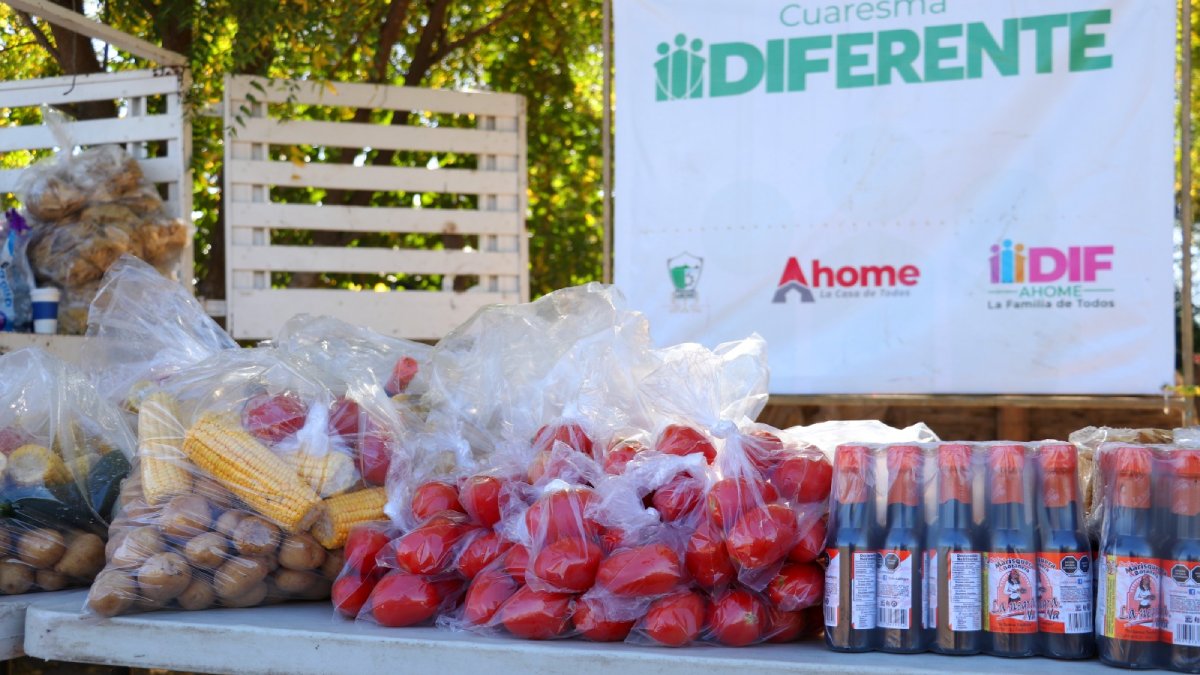 dif ahome concluye programa cuaresma diferente despensas