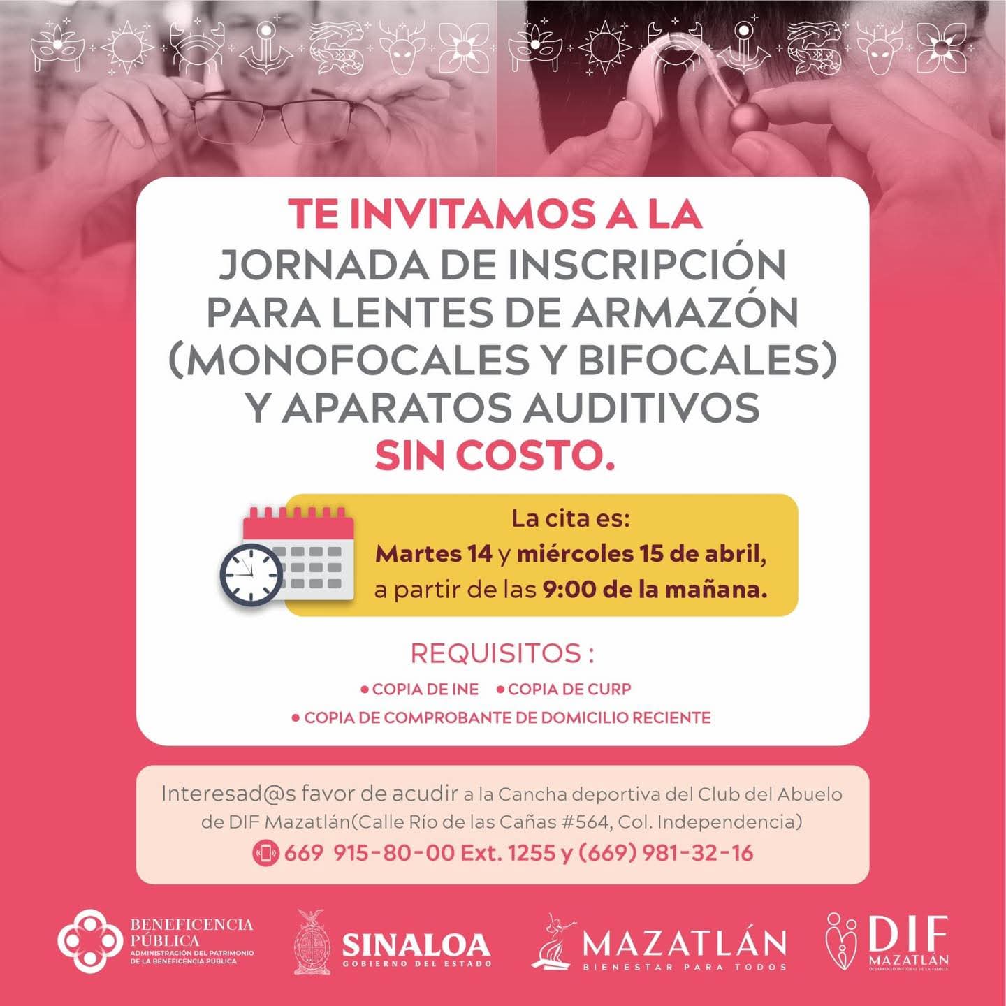 DIF Mazatlán inicia Jornada de Captación para Lentes y Aparatos Auditivos